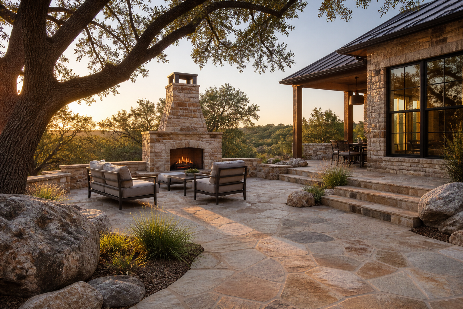 Masonry, landscaping, and construction in Dripping Springs, Texas