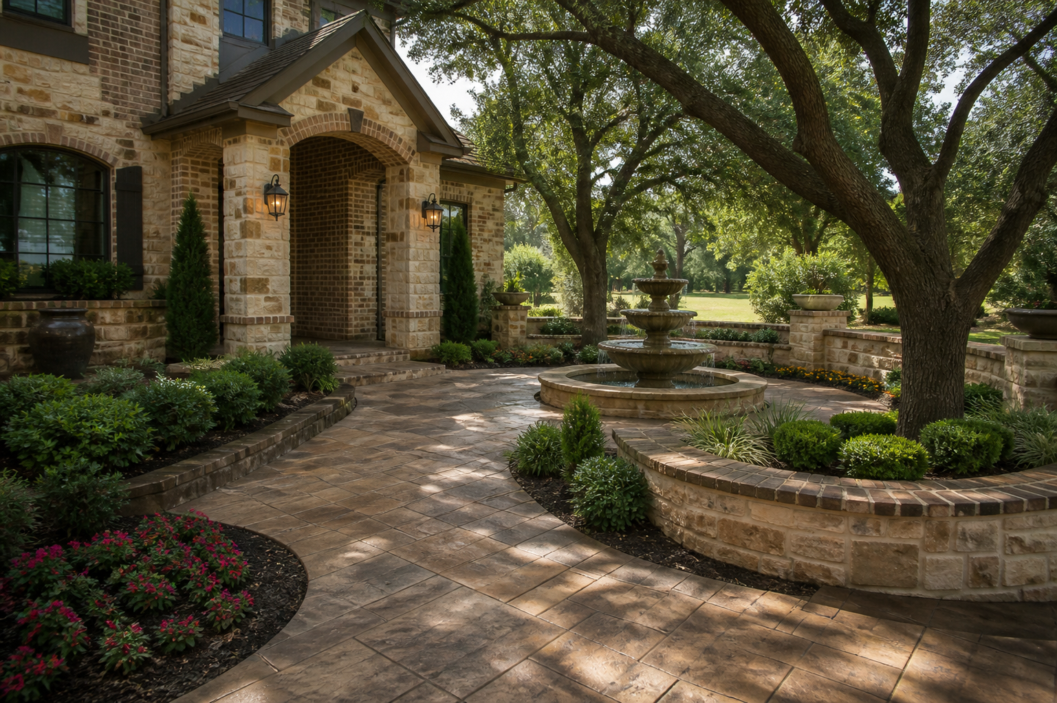Albañilería, paisaje y construcción en Granger, Texas