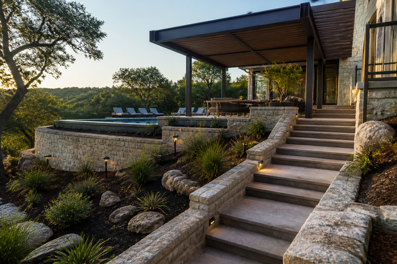 Masonry, landscaping, and construction in Jonestown, Texas