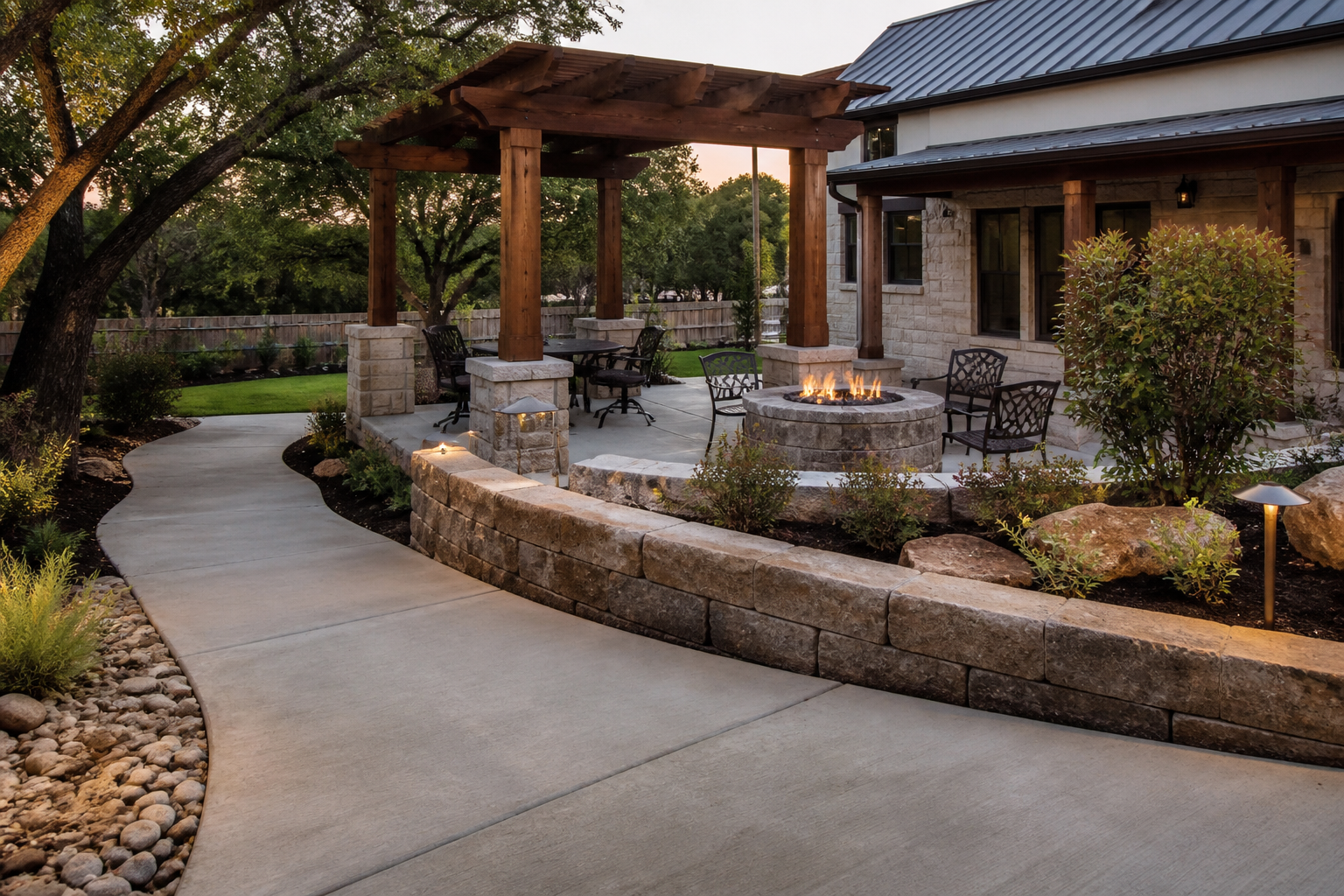 Masonry, landscaping, and construction in Lockhart, Texas
