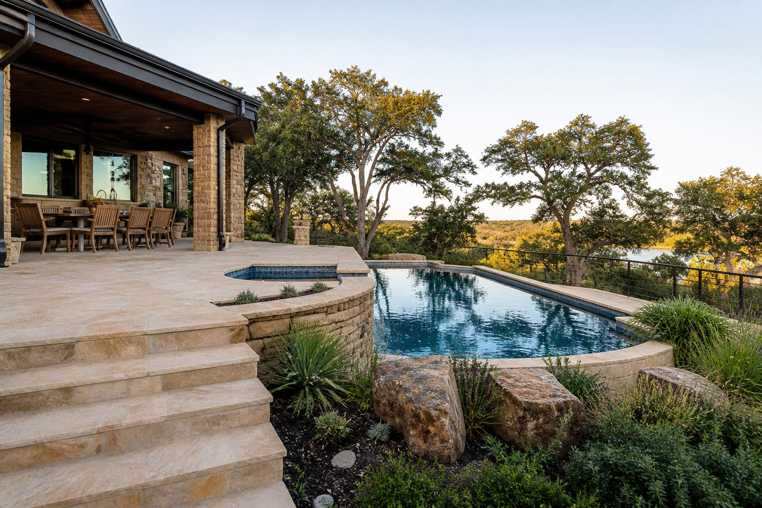 Masonry, landscaping, and construction in Marble Falls, Texas