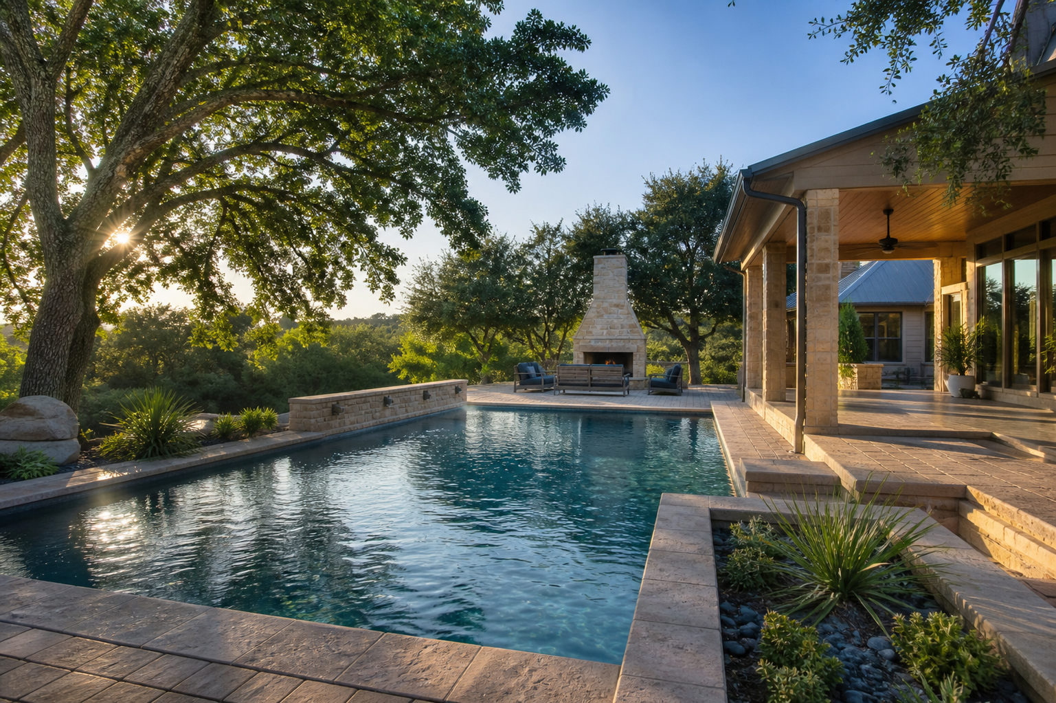 Masonry, landscaping, and construction in New Braunfels, Texas