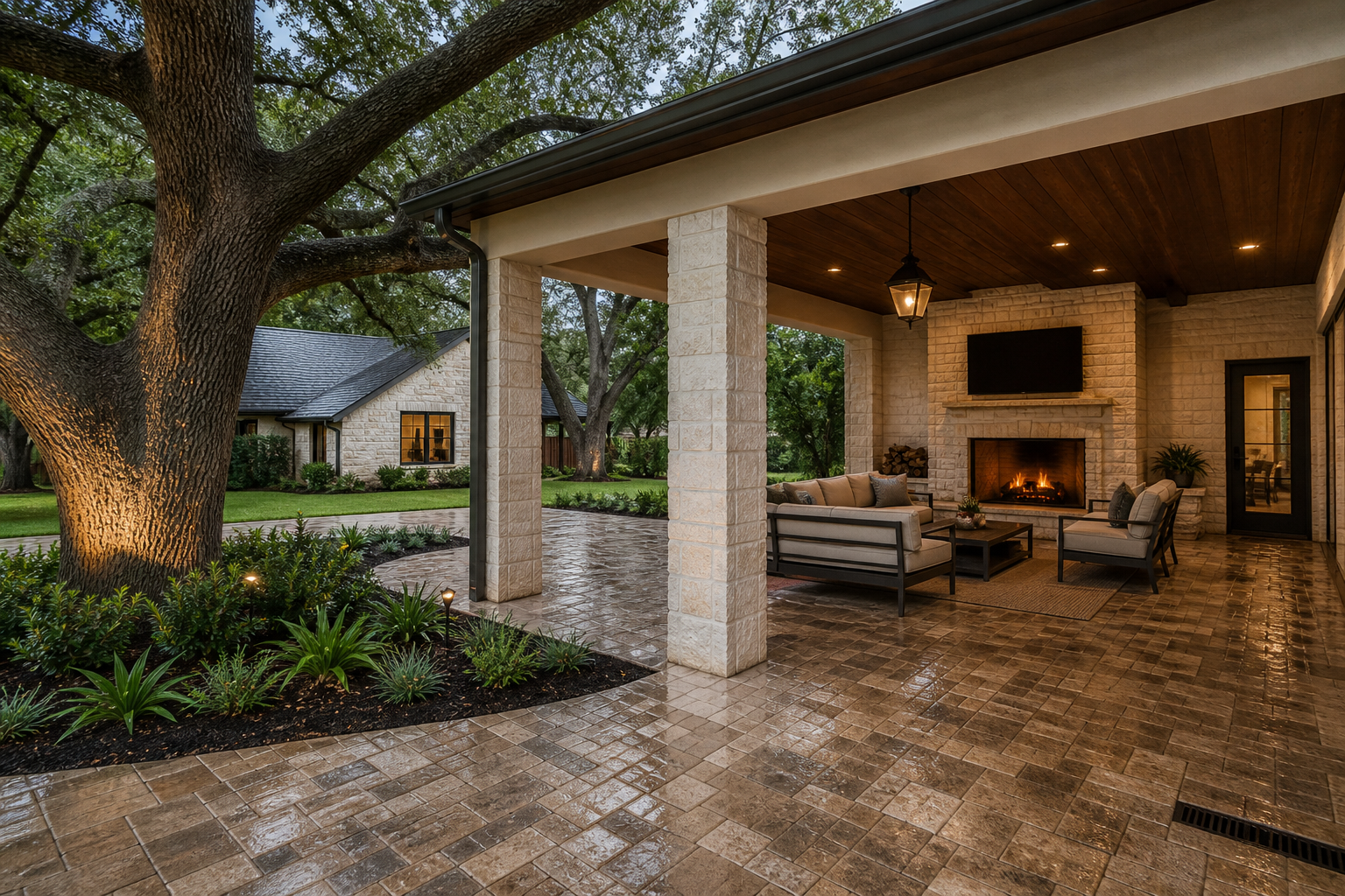Albañilería, paisaje y construcción en Rollingwood, Texas