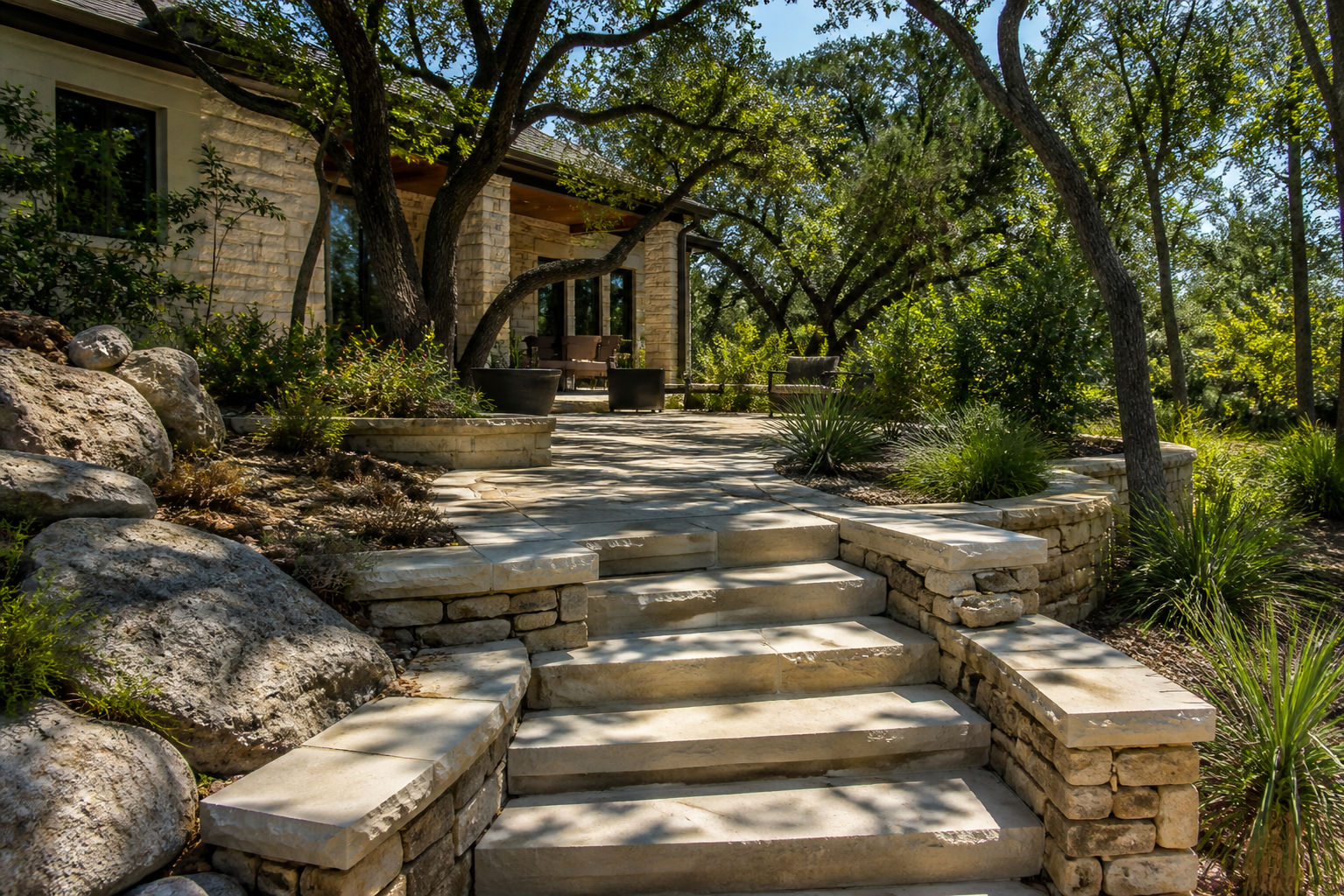 Masonry, landscaping, and construction in San Leanna, Texas